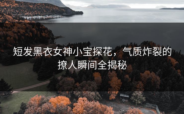 短发黑衣女神小宝探花，气质炸裂的撩人瞬间全揭秘