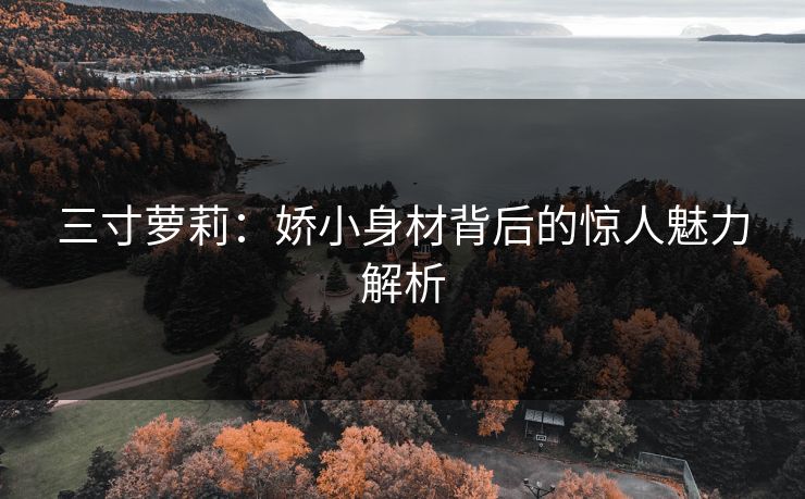 三寸萝莉：娇小身材背后的惊人魅力解析